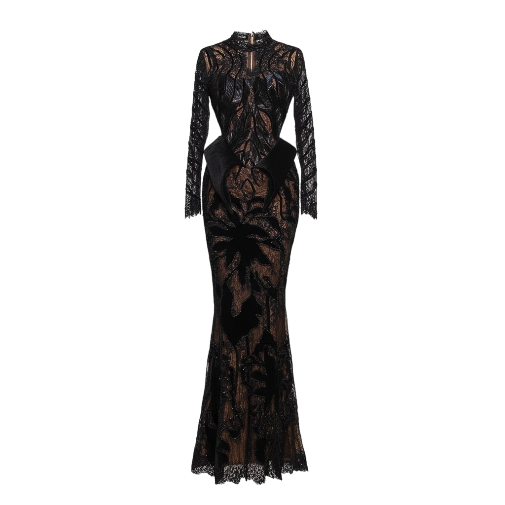 NOIRE PLUM DRESS